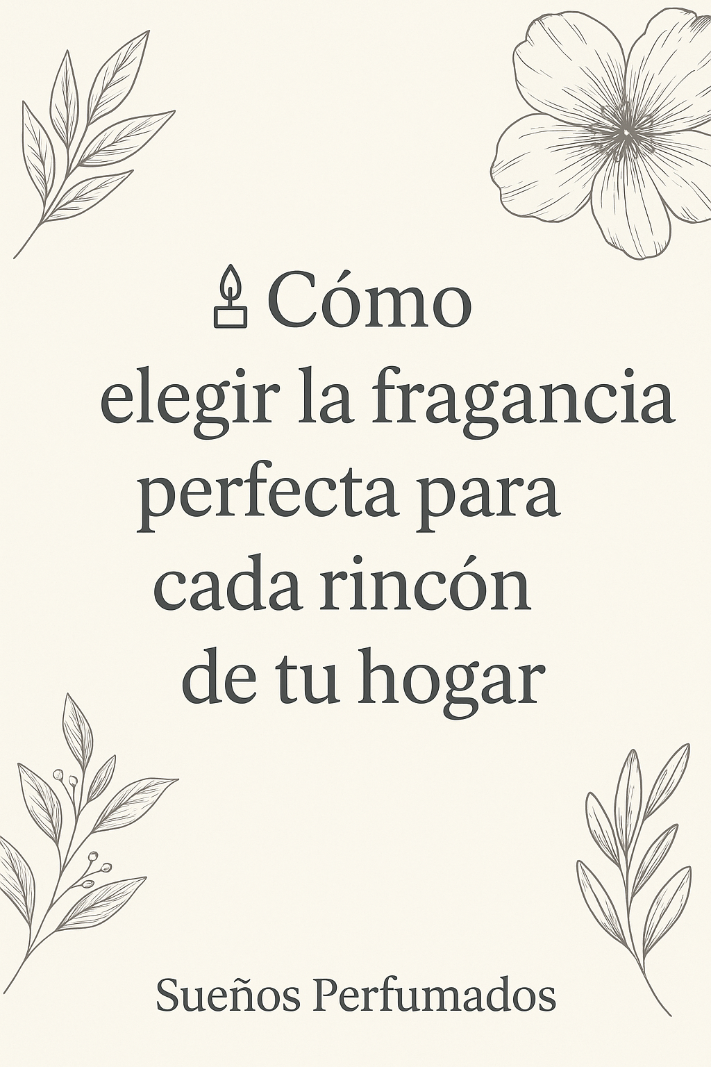 Cómo elegir la fragancia perfecta para cada rincón de tu hogar