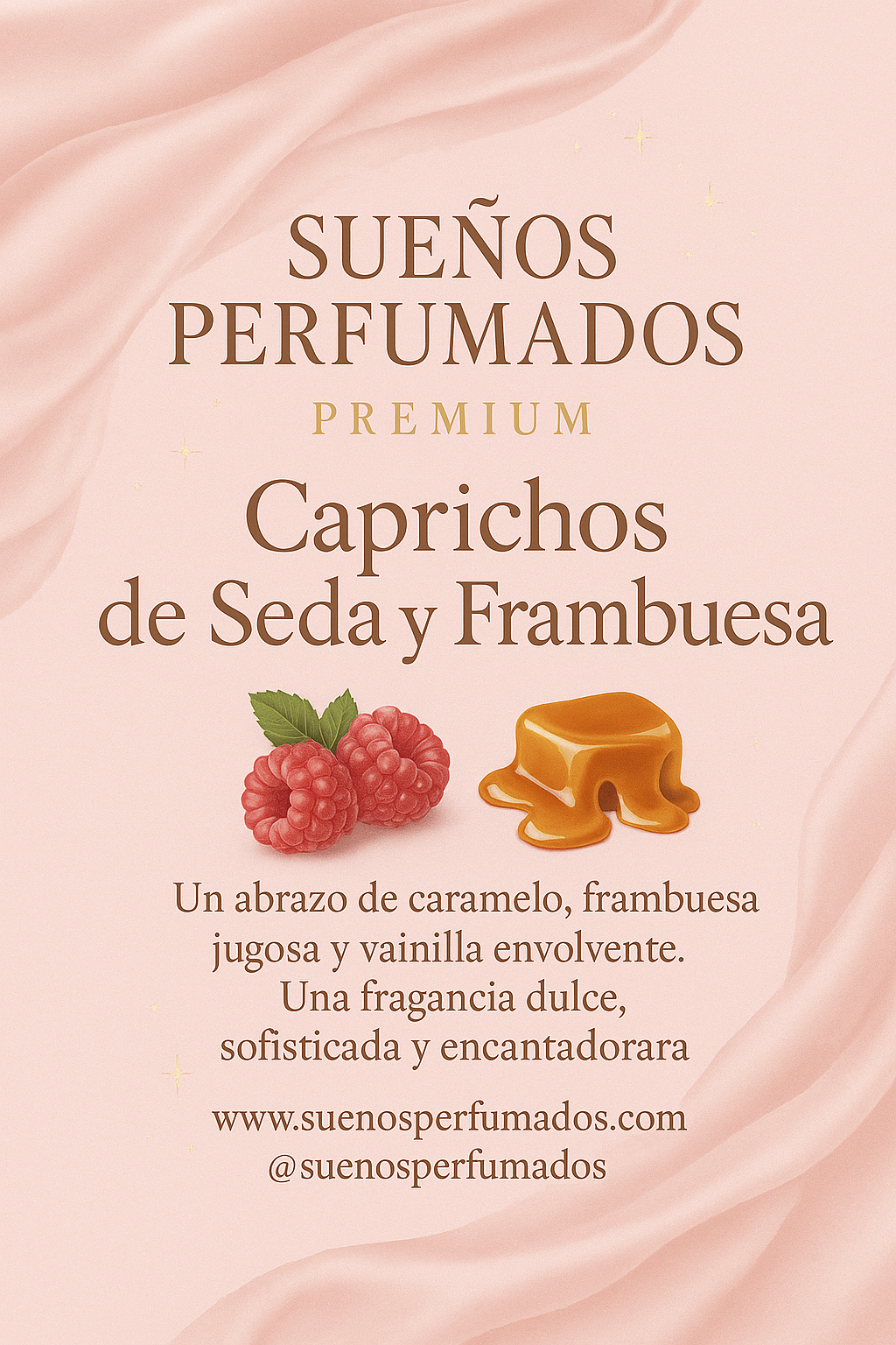 Caprichos de Seda y frambuesa wax melts