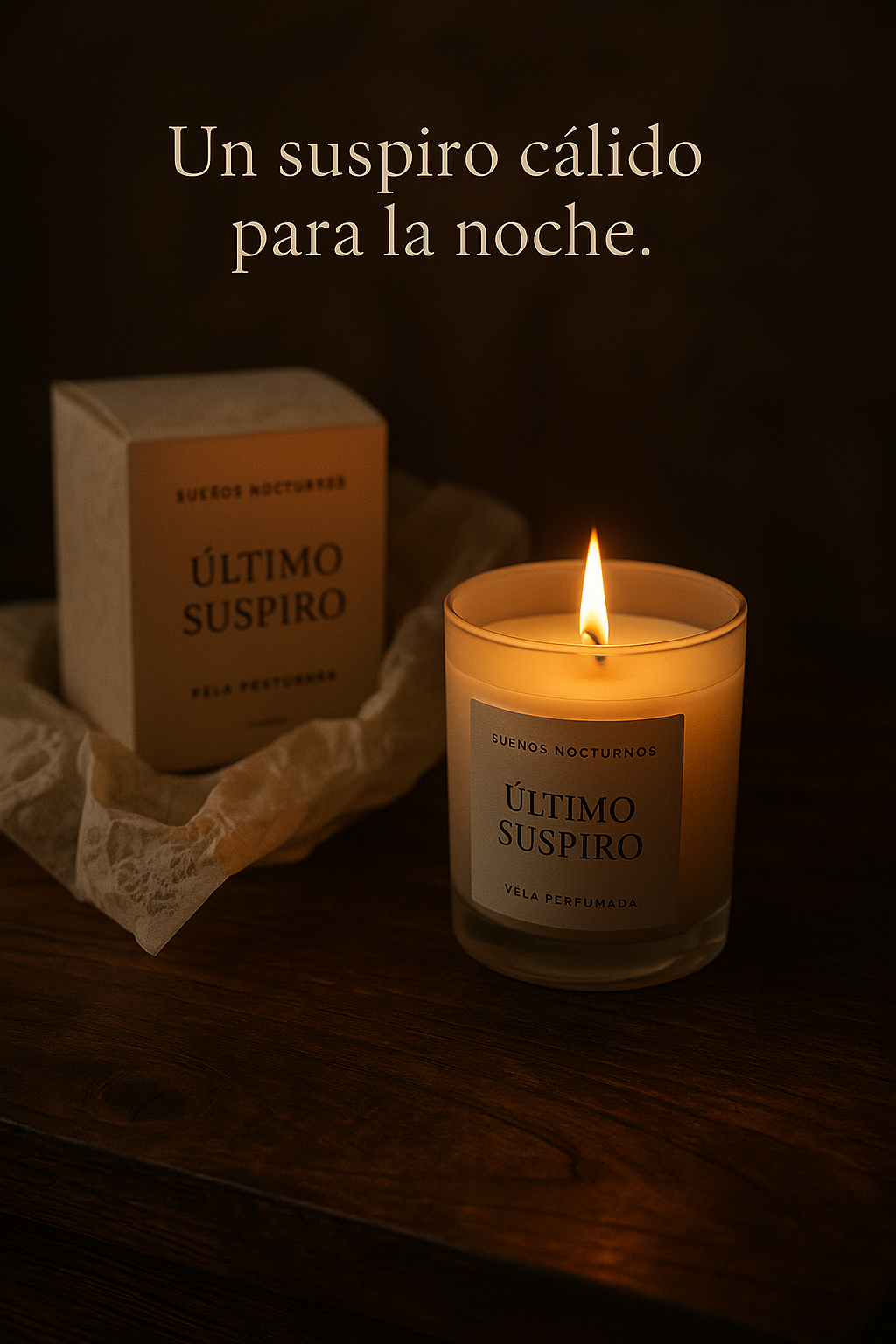 Último Suspiro - Handmade Candle · Sueños Nocturnos