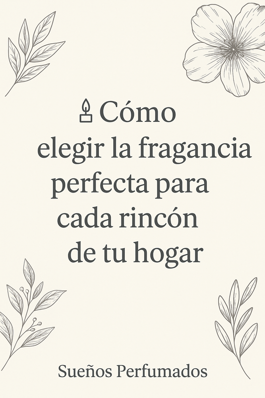 Cómo elegir la fragancia perfecta para cada rincón de tu hogar