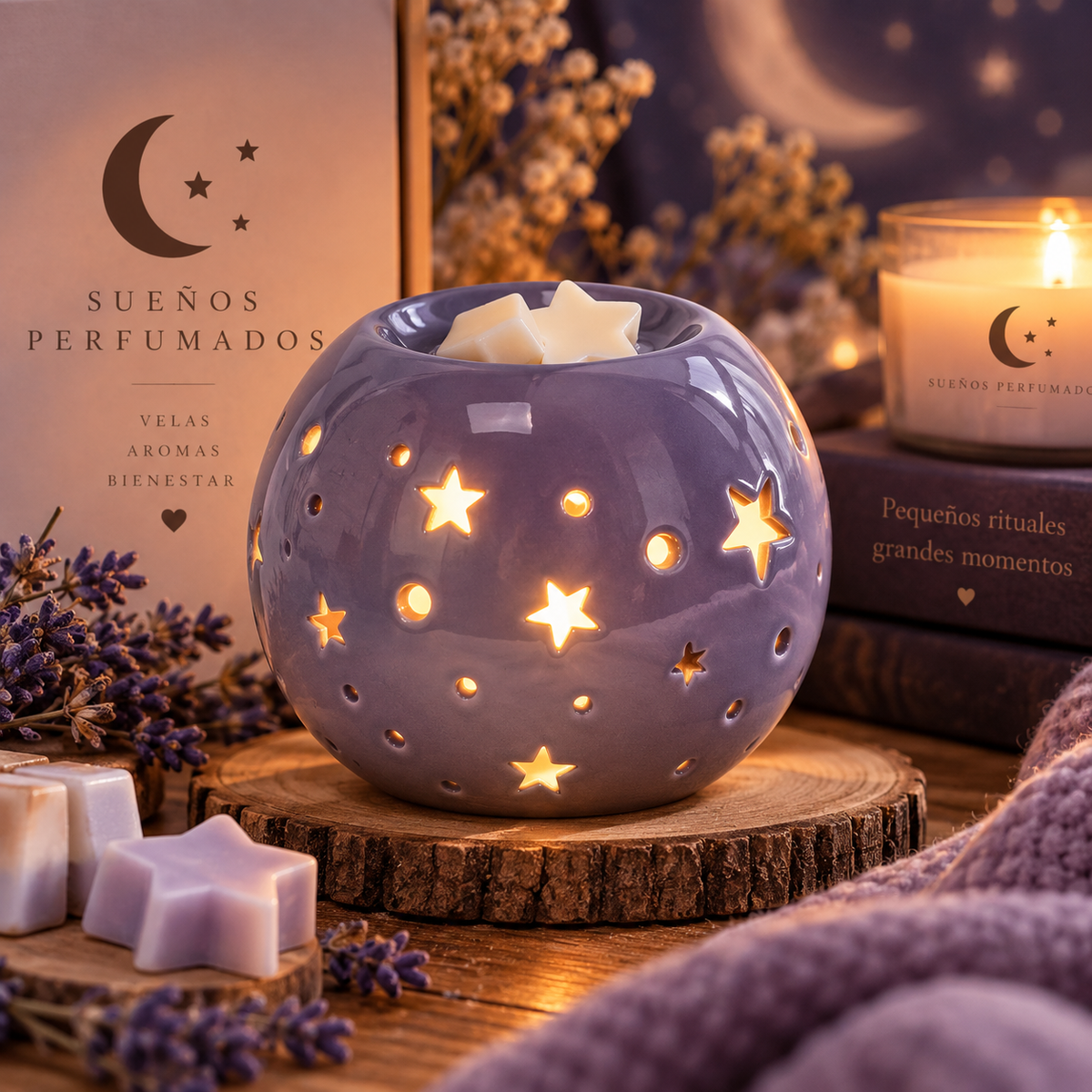 Quemador Noche Estrellada