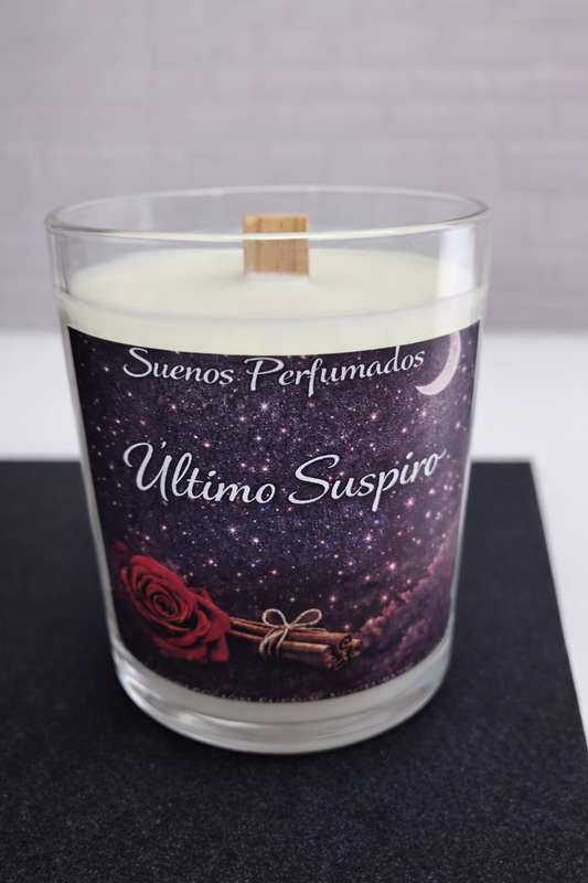 Último suspiro vela artesanal