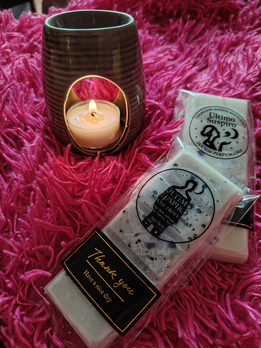 Último Suspiro · Pack de Wax Melts + Quemador | Edición Nocturna